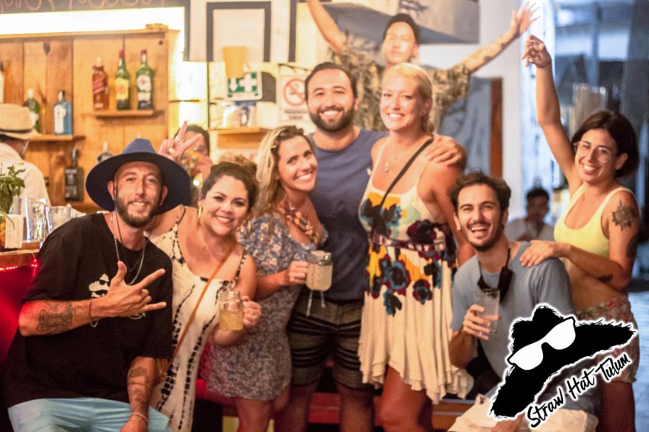 Straw Hat Hostel & Rooftop Bar Tulum Exterior photo