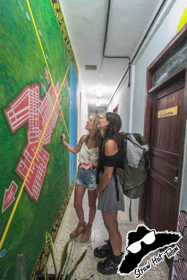 Straw Hat Hostel & Rooftop Bar Tulum Exterior photo